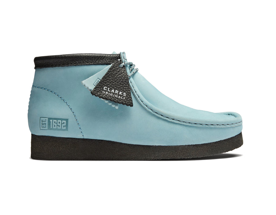 Wallabee Boot Light Blue Shoes Touch Down Trendz UK Worldwide Touch Down Trenz