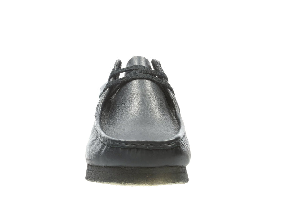 Wallabee Black Leather Shoes