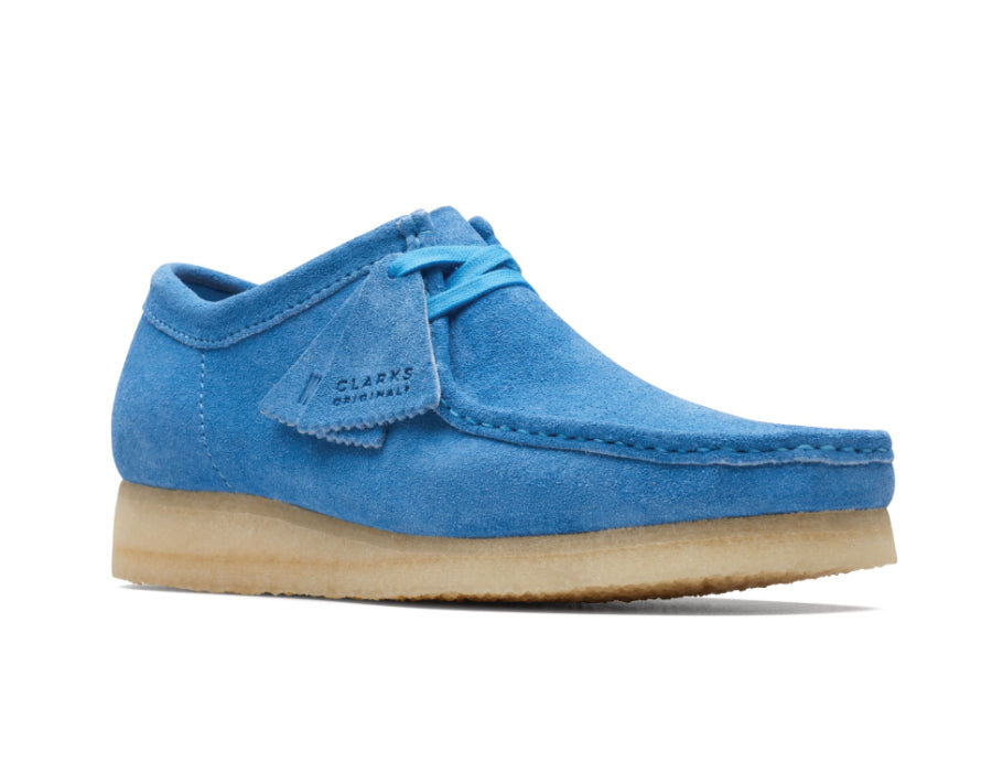 Wallabee Bright Blue Shoes