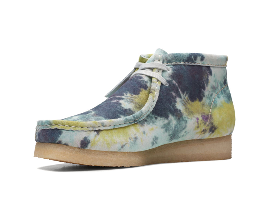 Wallabee Boot Turquoise TieDye Shoes