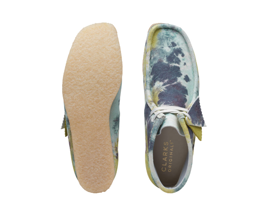 Wallabee Boot Turquoise TieDye Shoes