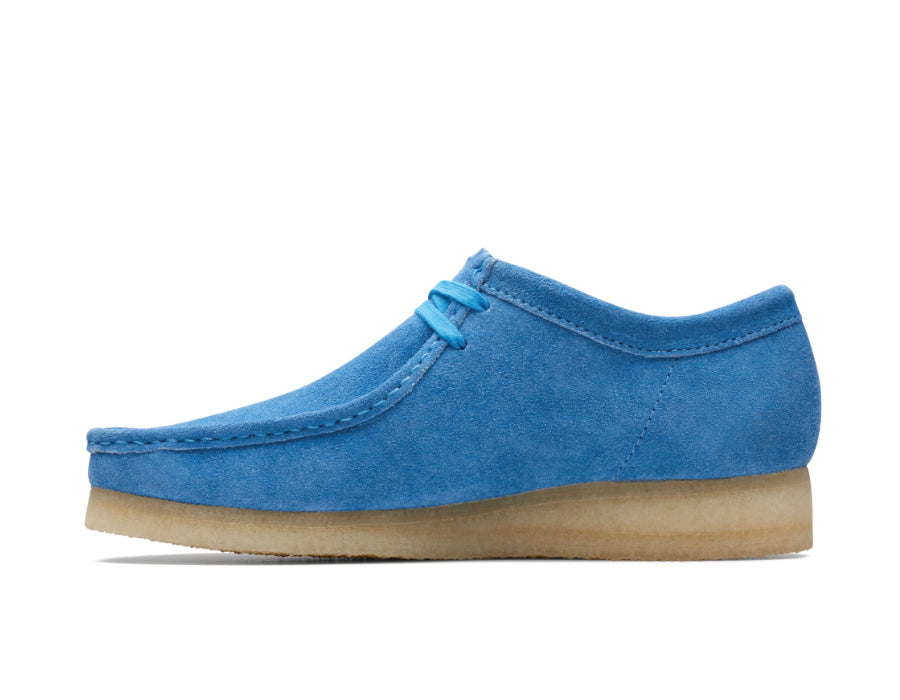 Wallabee Bright Blue Shoes