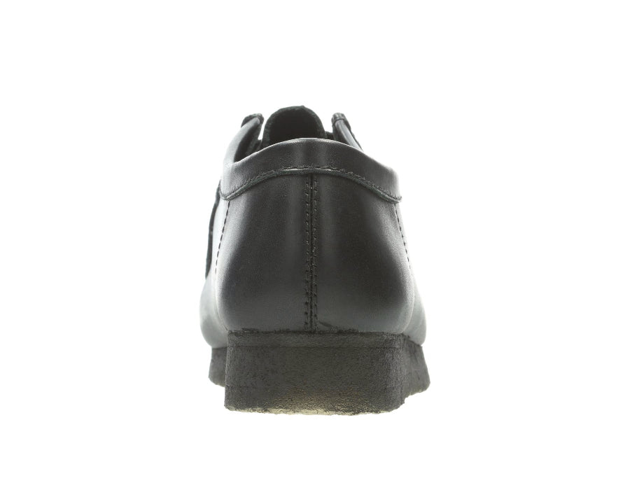 Wallabee Black Leather Shoes