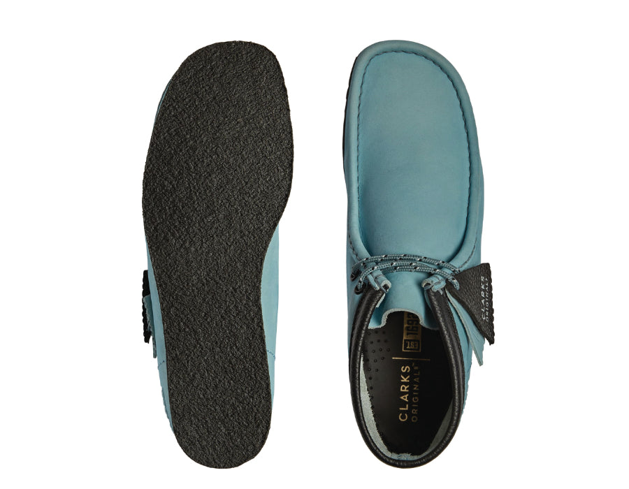 Wallabee Boot Light Blue Shoes Touch Down Trendz UK Worldwide Touch Down Trenz